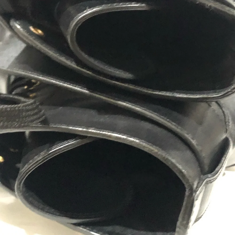 Authentic Louis Vuitton Wonderland Leather Moto Combat Military Boots Booties 7 - Picture 13 of 15